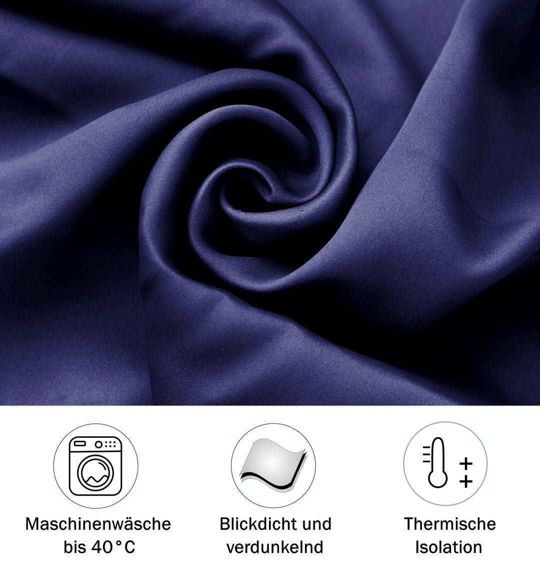 Premium Türvorhang mit silberner Teleskopstange, 1-Minuten-Montage ohne Bohren, Sicht,- Lärmschutz und Thermische Isolation, Perfekte Passform & Eleganz trifft auf Funktionalität