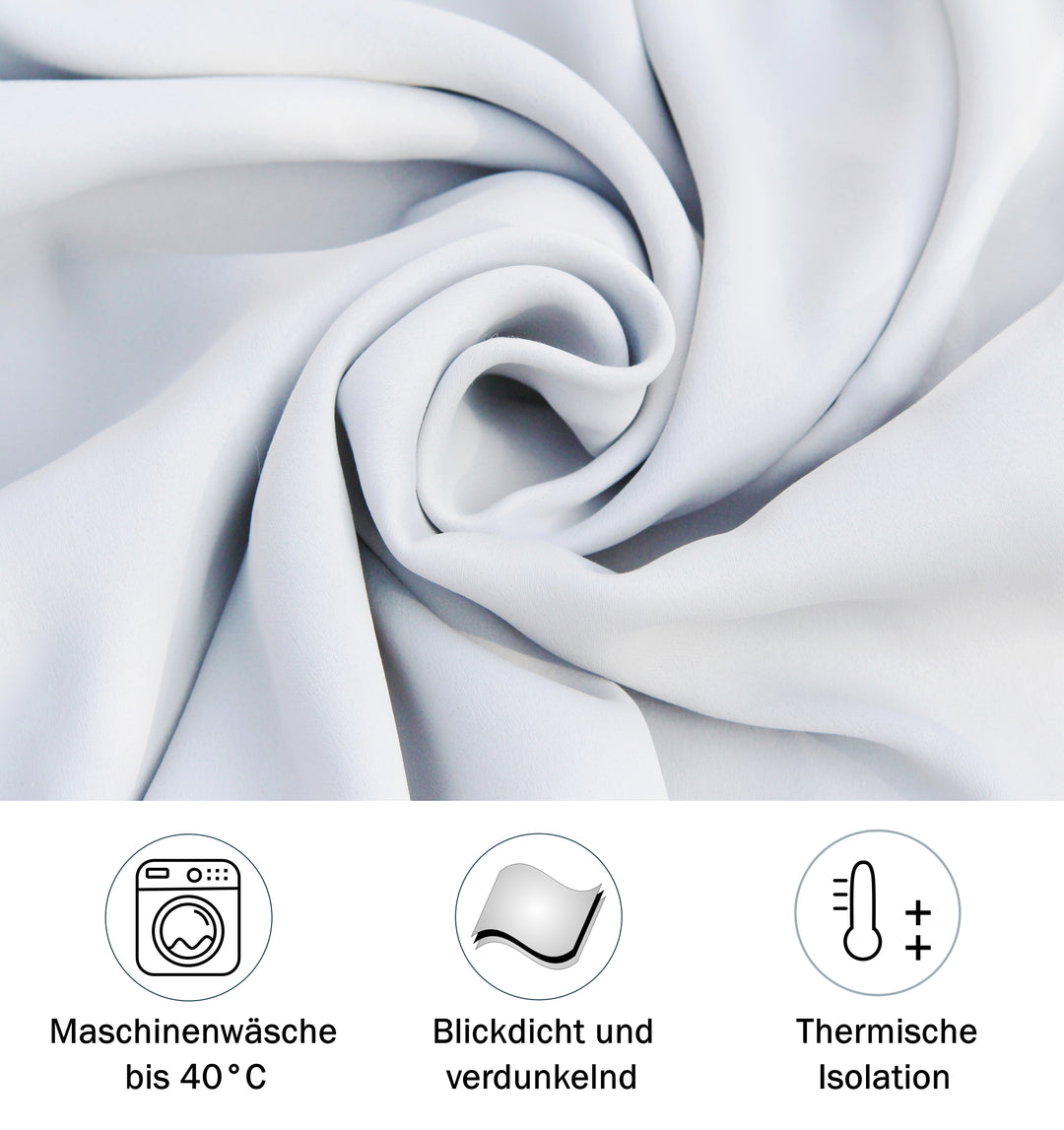 Premium Türvorhang mit silberner Teleskopstange, 1-Minuten-Montage ohne Bohren, Sicht,- Lärmschutz und Thermische Isolation, Perfekte Passform & Eleganz trifft auf Funktionalität