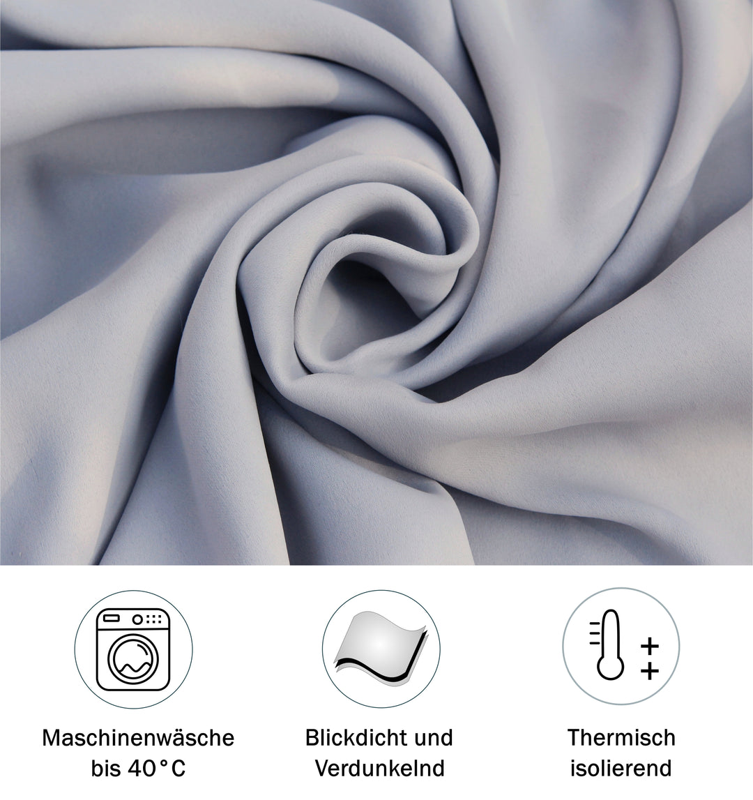 Premium Türvorhang mit silberner Teleskopstange, 1-Minuten-Montage ohne Bohren, Sicht,- Lärmschutz und Thermische Isolation, Perfekte Passform & Eleganz trifft auf Funktionalität